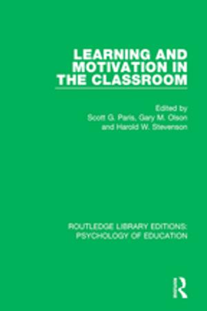 Cover of the book Learning and Motivation in the Classroom by Egon Friedell