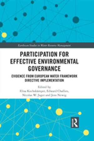 Cover of the book Participation for Effective Environmental Governance by 