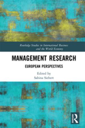Cover of the book Management Research by Edwin Gentzler