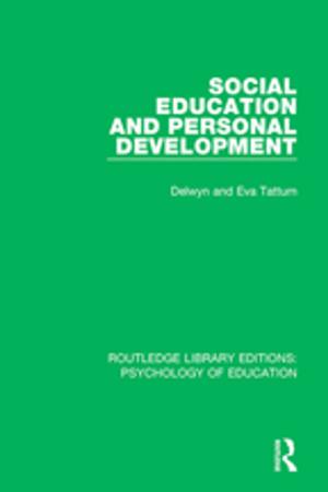 Cover of the book Social Education and Personal Development by David P Levine