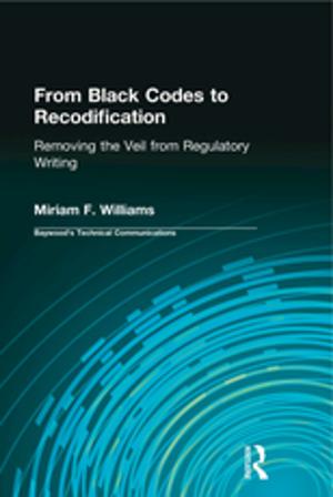 Cover of the book From Black Codes to Recodification by Randall Martin