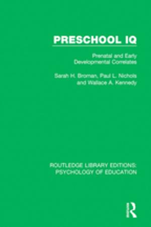 Cover of the book Preschool IQ by Keith Seddon