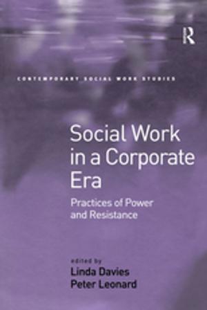 Cover of the book Social Work in a Corporate Era by Mervyn Matthews