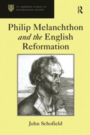 Cover of the book Philip Melanchthon and the English Reformation by Hedley Smyth