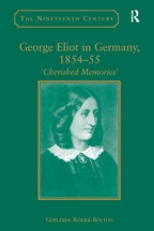 Cover of the book George Eliot in Germany, 1854–55 by Alastair Hannay