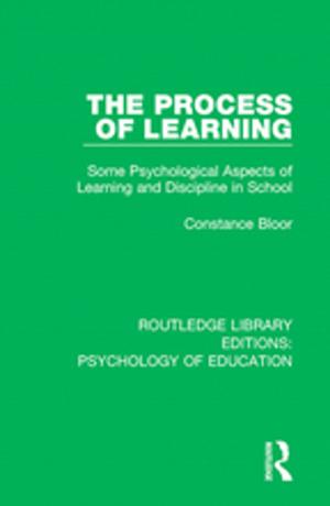 Cover of the book The Process of Learning by Sonia Bookman