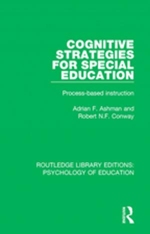 Cover of the book Cognitive Strategies for Special Education by Peter Chambers