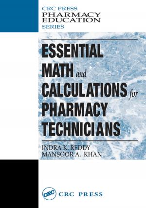 Cover of the book Essential Math and Calculations for Pharmacy Technicians by David Aers, Jonathan Cook, David Punter