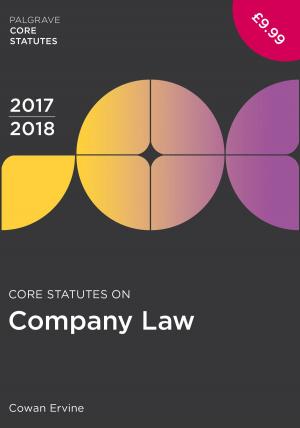 Cover of the book Core Statutes on Company Law 2017-18 by Knud Erik Jørgensen