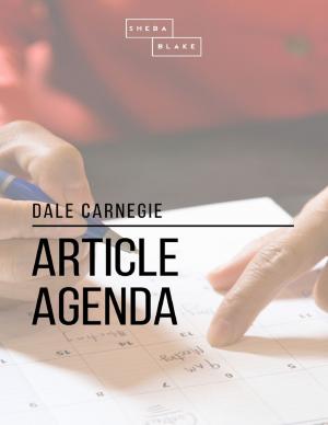 Cover of the book Article Agenda by Joseph Correa