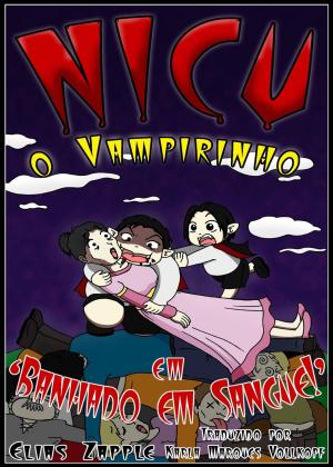 Book cover of Banhado em Sangue! (Nicu, o Vampirinho #3)