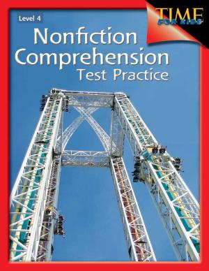 Cover of the book Nonfiction Comprehension Test Practice Level 4 by Trisha Brummer, Sarah Kartchner Clark