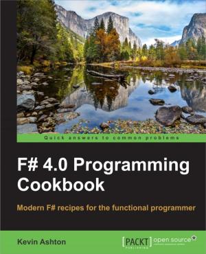 Cover of the book F# 4.0 Programming Cookbook by Giancarlo Zaccone, Md. Rezaul Karim, Ahmed Menshawy