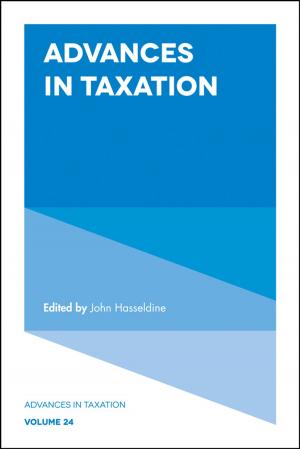 Cover of the book Advances in Taxation by Michael Stankosky