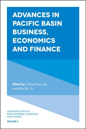Cover of Advances in Pacific Basin Business, Economics and Finance