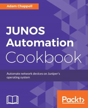 Cover of the book JUNOS Automation Cookbook by Daniel Falck, Brad Collette