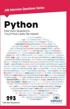 Cover of the book Python Interview Questions You'll Most Likely Be Asked by Hunter Davis