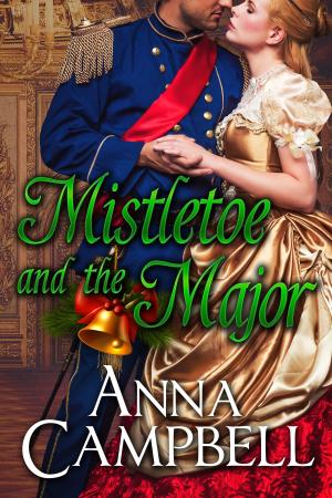 Cover of the book Mistletoe and the Major by Shelly Brimley