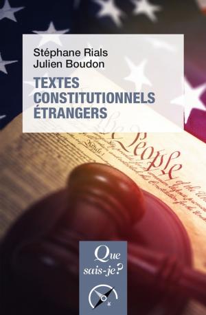 Cover of the book Textes constitutionnels étrangers by Jean-Luc Marion