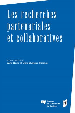 Book cover of Les recherches partenariales et collaboratives