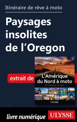 Cover of the book itinéraire de rêve à moto - Paysages insolites de l’Oregon by Jérôme Delgado