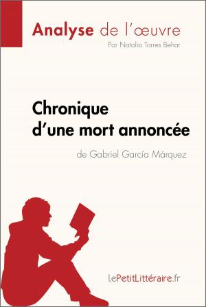 Cover of the book Chronique d'une mort annoncée de Gabriel García Márquez (Analyse de l'oeuvre) by Annabelle Falmagne