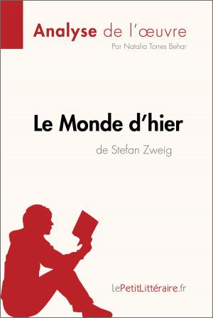 Cover of the book Le Monde d'hier de Stefan Zweig (Analyse de l'oeuvre) by Nausicaa Dewez, lePetitLittéraire.fr