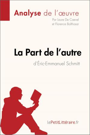 Cover of the book La Part de l'autre d'Éric-Emmanuel Schmitt (Analyse de l'oeuvre) by Willa Blair