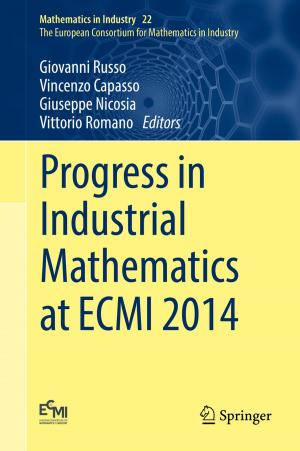 Cover of the book Progress in Industrial Mathematics at ECMI 2014 by Terje Andreas Tonsberg, Jeffrey Shawn Henderson