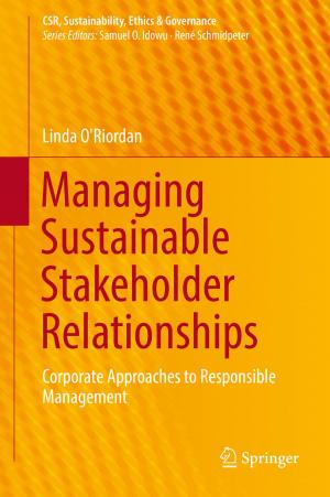 Cover of the book Managing Sustainable Stakeholder Relationships by David Glance, Mark A. Gregory