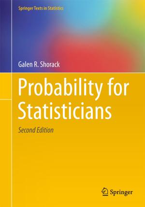 Cover of the book Probability for Statisticians by Girdhar K. Pandey, Manisha Sharma, Amita Pandey, Thiruvenkadam Shanmugam