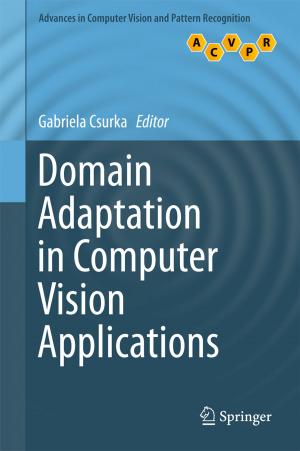 Cover of the book Domain Adaptation in Computer Vision Applications by Scott Lewis