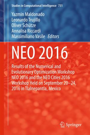 Cover of the book NEO 2016 by Amir H. Ashouri, Gianluca Palermo, John Cavazos, Cristina Silvano
