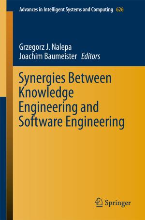 Cover of the book Synergies Between Knowledge Engineering and Software Engineering by 