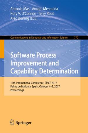 Cover of the book Software Process Improvement and Capability Determination by Albert Weideman
