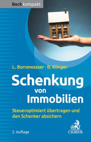 Cover of the book Schenkung von Immobilien by Heinrich August Winkler
