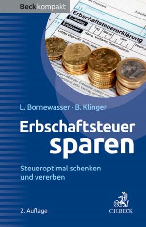 Cover of the book Erbschaftsteuer sparen by Winfried Böhm