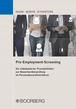 Cover of the book Pre-Employment-Screening by Wolfgang Hamann, Christiane Siemes, Axel Kokemoor