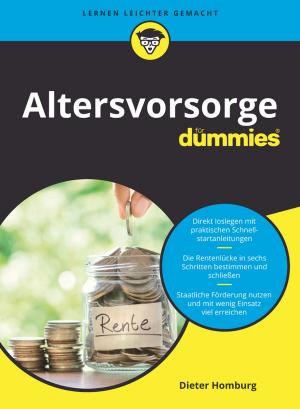 Cover of the book Altersvorsorge für Dummies by Vincent Wong