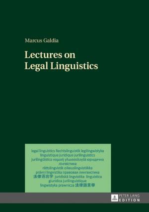 Cover of the book Lectures on Legal Linguistics by Freema Elbaz-Luwisch