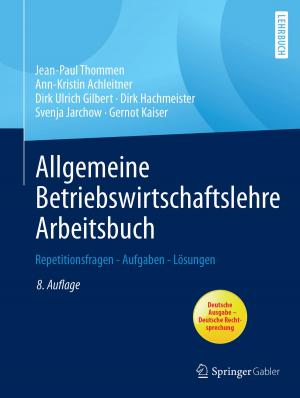Cover of the book Allgemeine Betriebswirtschaftslehre Arbeitsbuch by Gerrit Heinemann