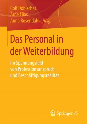 Cover of the book Das Personal in der Weiterbildung by Hans-Jürgen Arlt, Jürgen Schulz