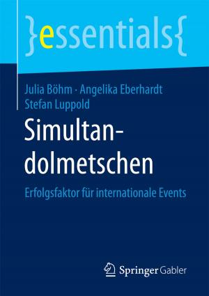 Cover of the book Simultandolmetschen by Alexander Schuchter
