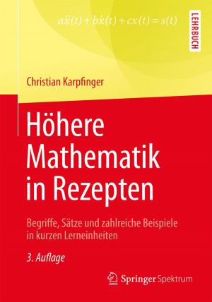 Cover of the book Höhere Mathematik in Rezepten by Kenneth J. Hsü