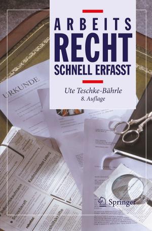 Cover of the book Arbeitsrecht - Schnell erfasst by Jérémie Unterberger, Claude Roger