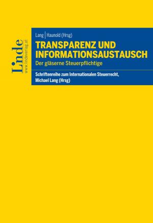 Cover of the book Transparenz und Informationsaustausch by Christina Hießl, Ulrich Runggaldier