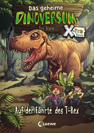 Book cover of Das geheime Dinoversum Xtra 1 - Auf der Fährte des T-Rex