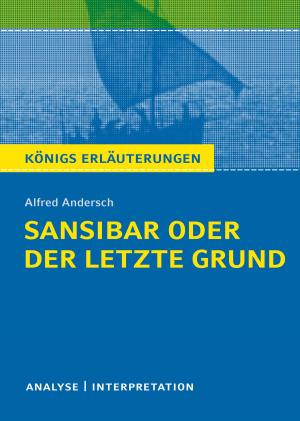 Cover of the book Sansibar oder der letzte Grund. Königs Erläuterungen. by Michael Gerard Bauer, Thomas Möbius