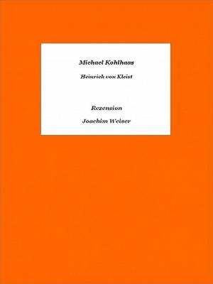 Cover of the book Michael Kohlhaas Rezension by Reinhardt Krätzig