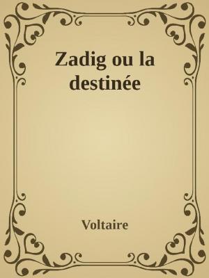 Cover of the book Zadig ou la destinée by Oscar Wilde